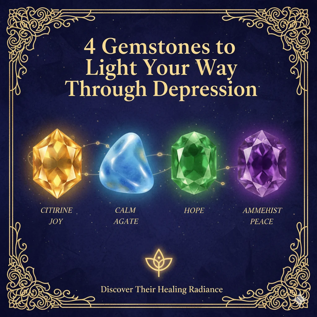 4 Gemstones to Light Your Way Through Depression